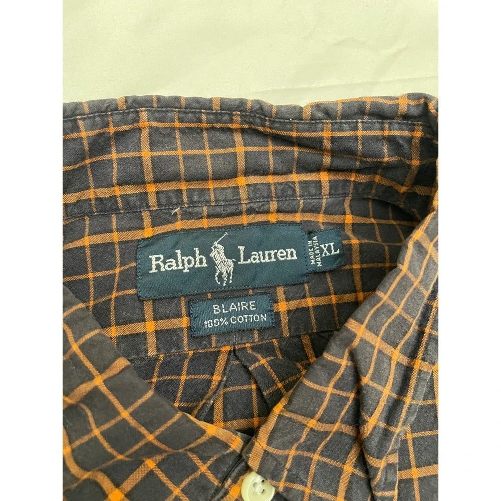 Vintage Polo Ralph Lauren Blaire Long Sleeve Shirt Button Down Shirt XL Plaid